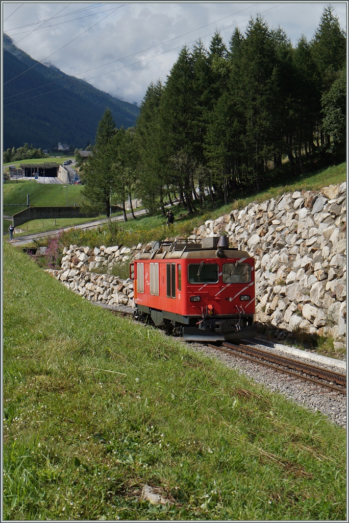 The MGB Gm 4/4 near Oberwald.
16.08.2014