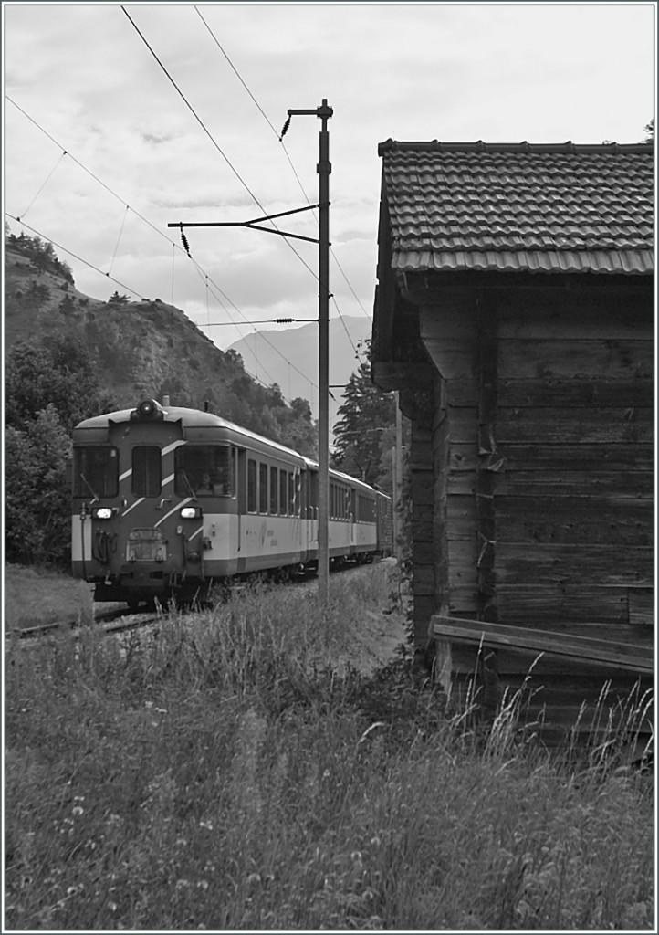 The MGB loacal Train 519 just after his stop in Betten Talstation.
10.09.2013