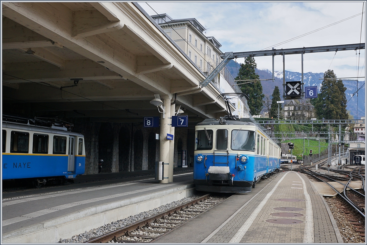 The MOB ABDe 8/6 4001 SUISSE in Montreux.
12.04.2018