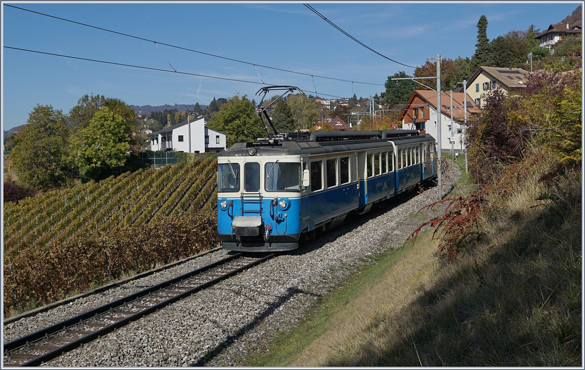 The MOB ABDe 8/8 4001 SUISSE near Planchamp.
25.10.2018