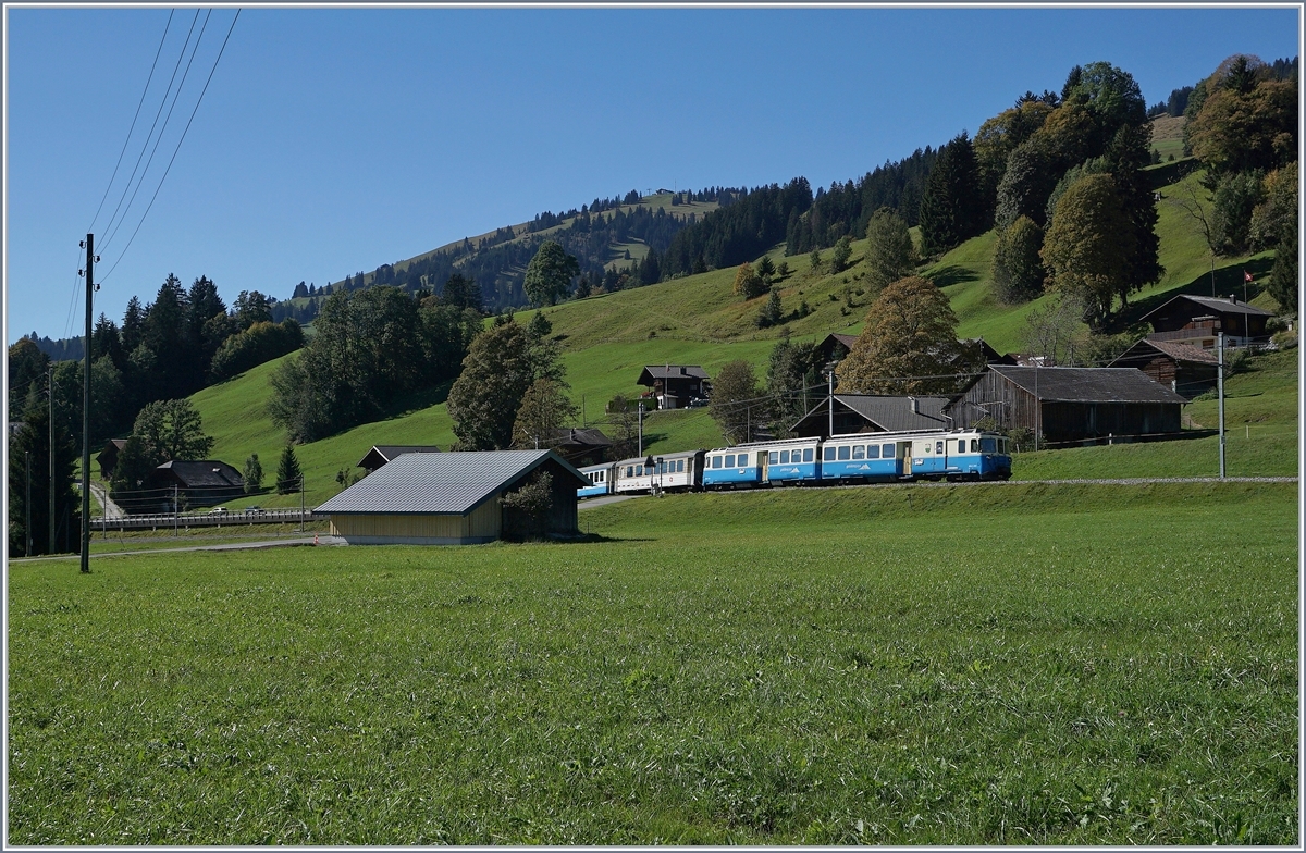 The MOB ABDe 8/8 4002 VAUD by Schönried.
30.09.2016
