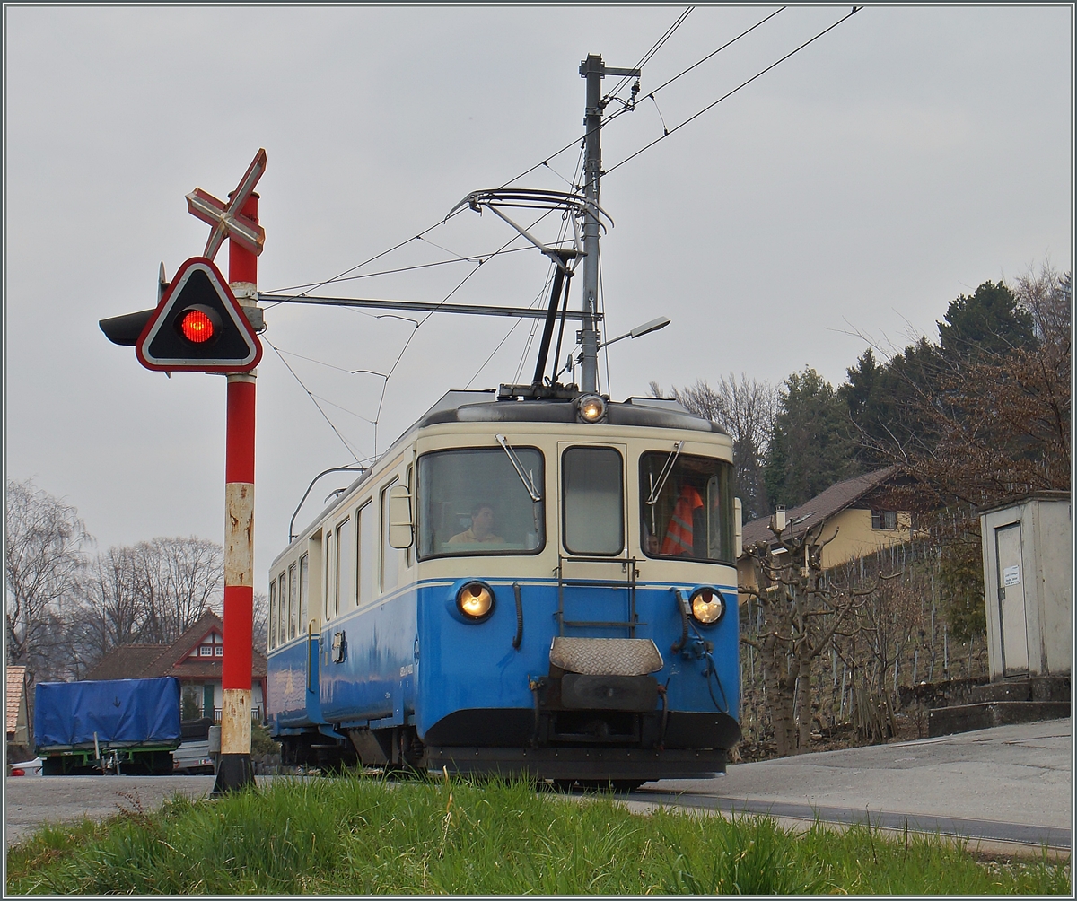 The MOB ABDe 8/8 4003  BERN  by Planchamp. 
20.03.2015