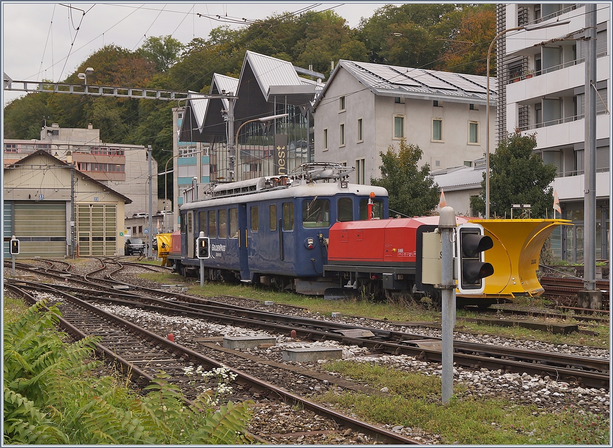 The MOB BDe 4/4 3002 in Vevey.

07.10.2019