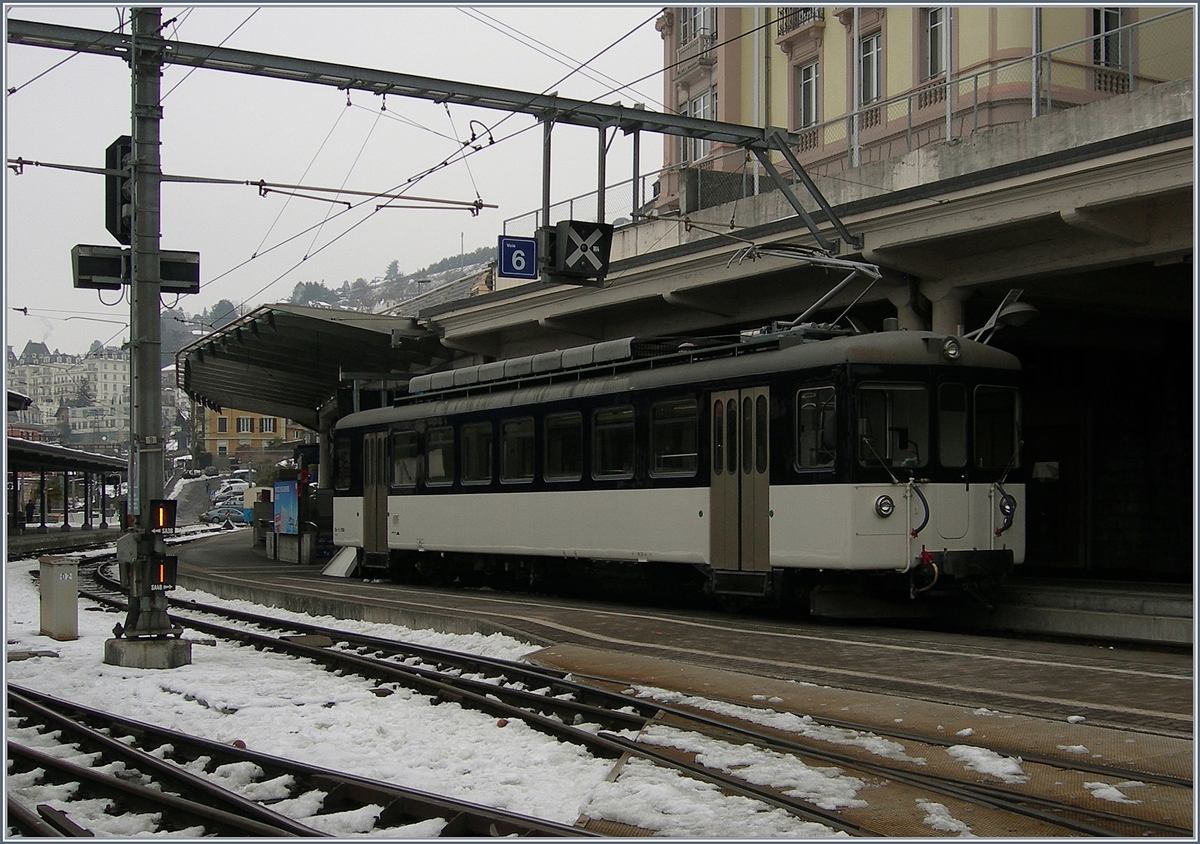 The MOB Be 4/4 1006 (ex Bipperlisi) in Montreux.
22.01.2017