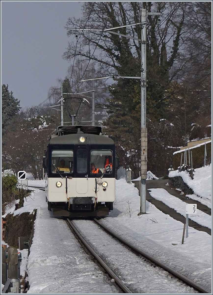 The MOB Be 4/4 1006 is arriving at Planchamp.
23.01.2017