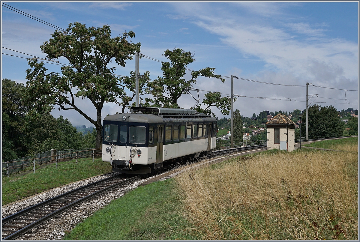 The MOB Be 4/4 1006 (ex Bipperlisi) by Châtelard VD. 
12.08.2019