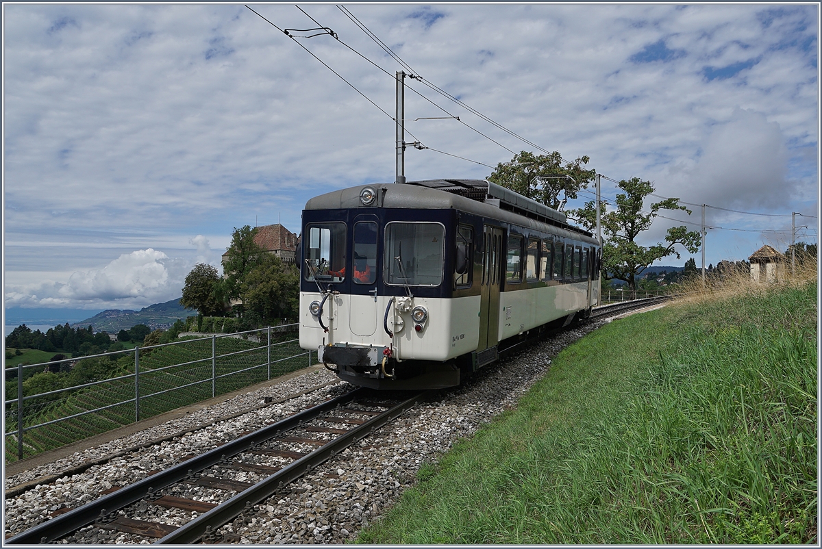 The MOB Be 4/4 1006 by Châtelard VD.

12.08.2019