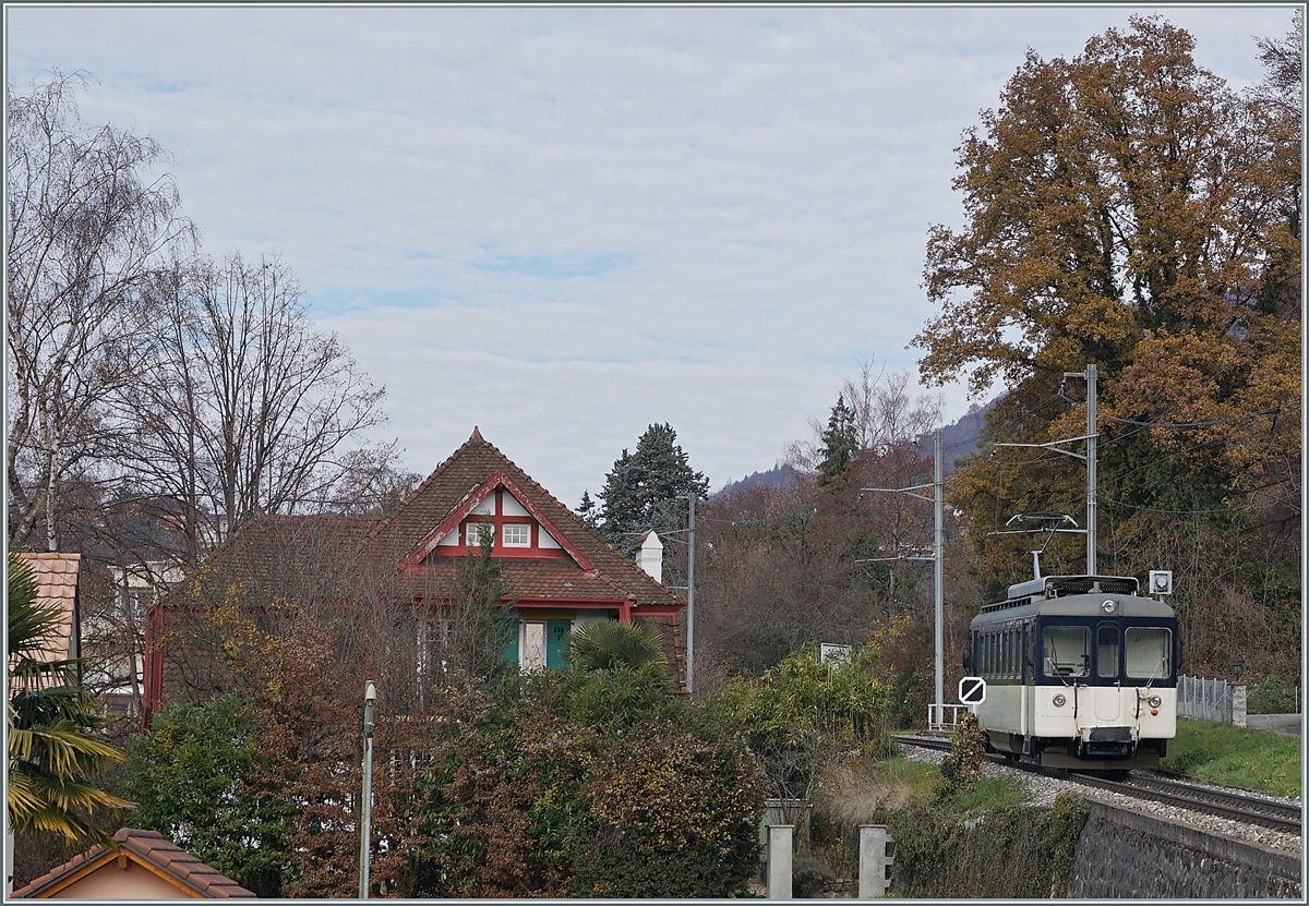 The MOB Be 4/4 1006 (ex Bippperlisi) by Planchamp on the way to Fontanivent. 

23.11.2020