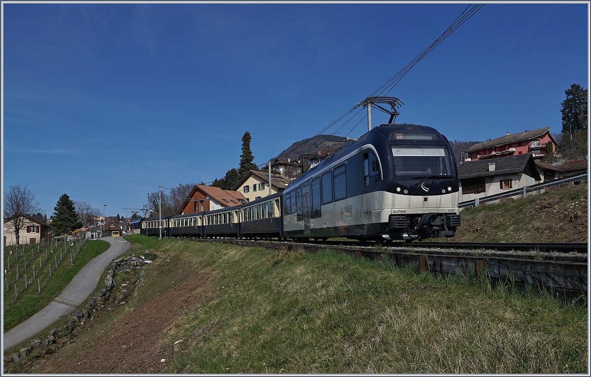 The MOB Belle Epoque Service from Zweisimmen to Montreux by Planchamp.

16.03.2020