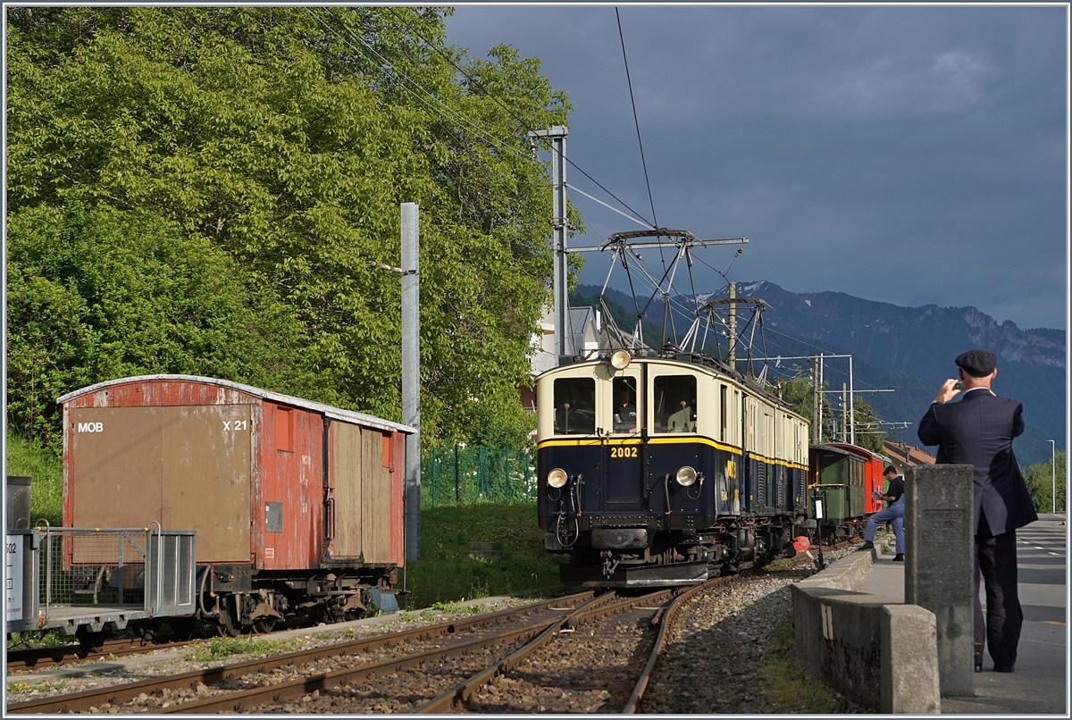 The MOB DZe 6/6 2002 by the Blonay-Chamby Railway in Blonay.

20.05.2018