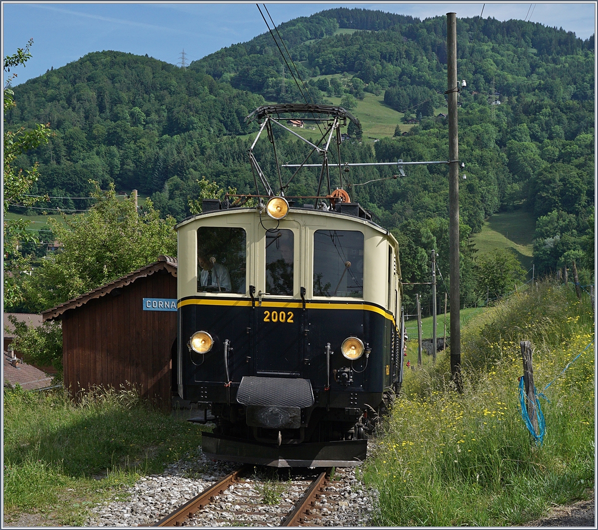 The MOB FZe 6/6 2002 in Cornaux.
03.06.2017