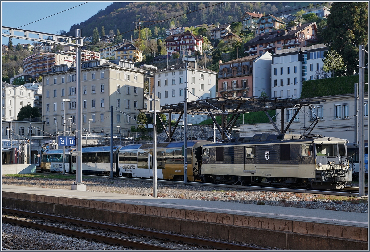 The MOB GDe 4/4 6004 in Montreux.
 
11.04.2020