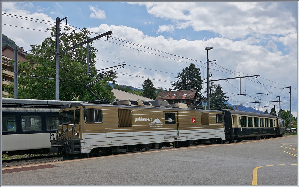 The MOB GDe 4/4 6005 wiht a MOB Belle Epoque service in Fontanivent.
27.06.2017