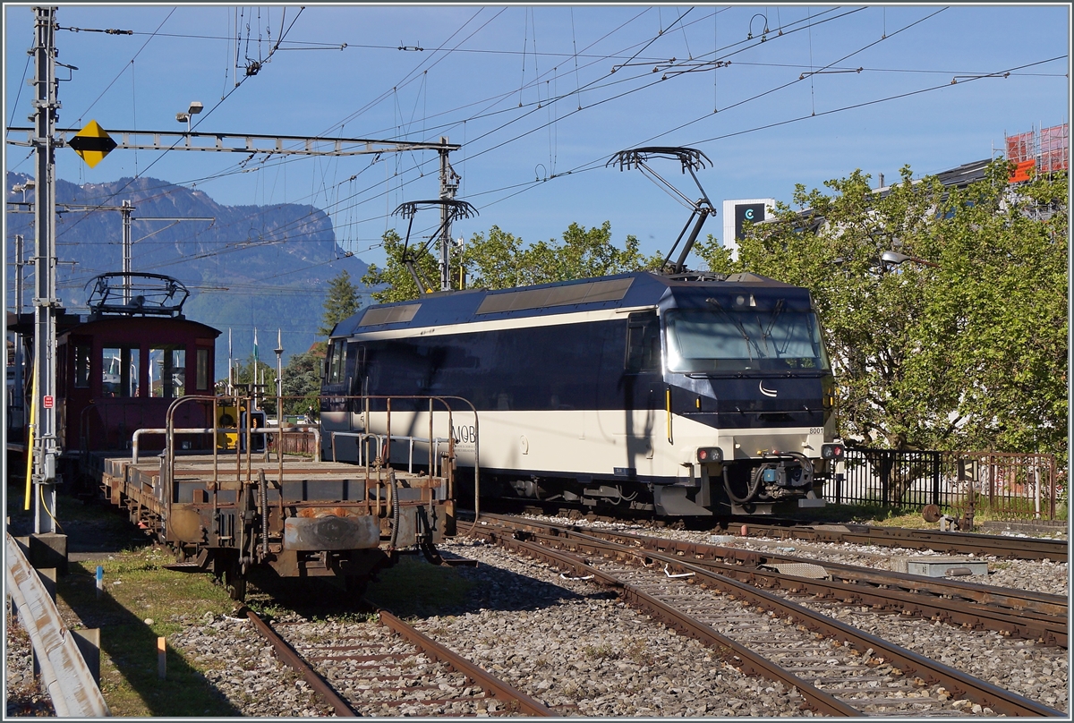 The MOB Ge 4/4 8001 in Vevey. 

28.05.2021