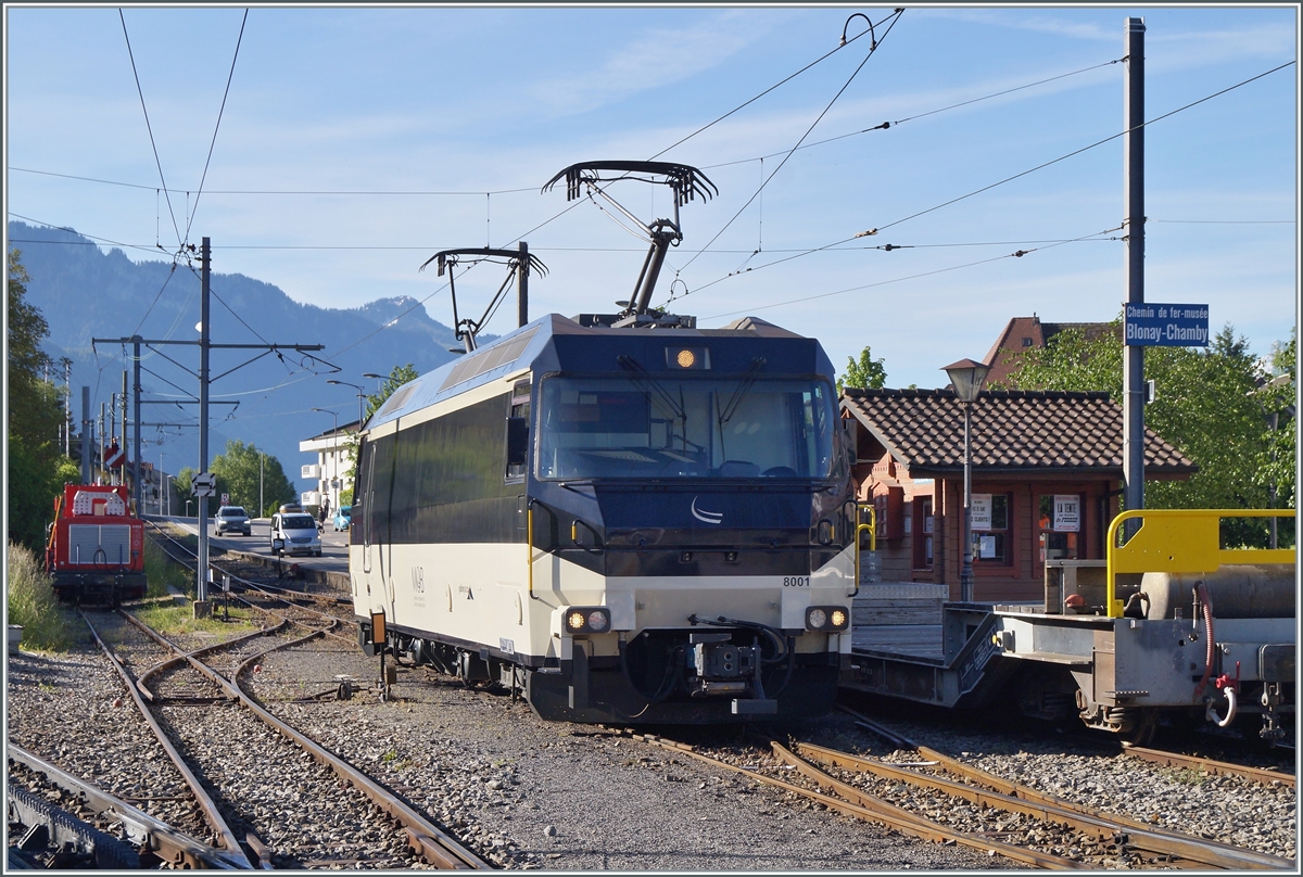 The MOB Ge 4/4 8001 in Blonay. 

28.05.2020