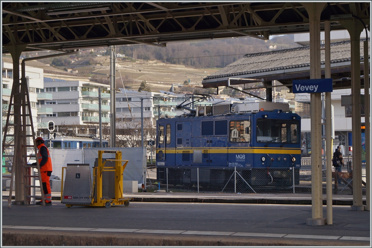 The MOB Gem 2/2 2502 in Vevey. 

26.02.2021