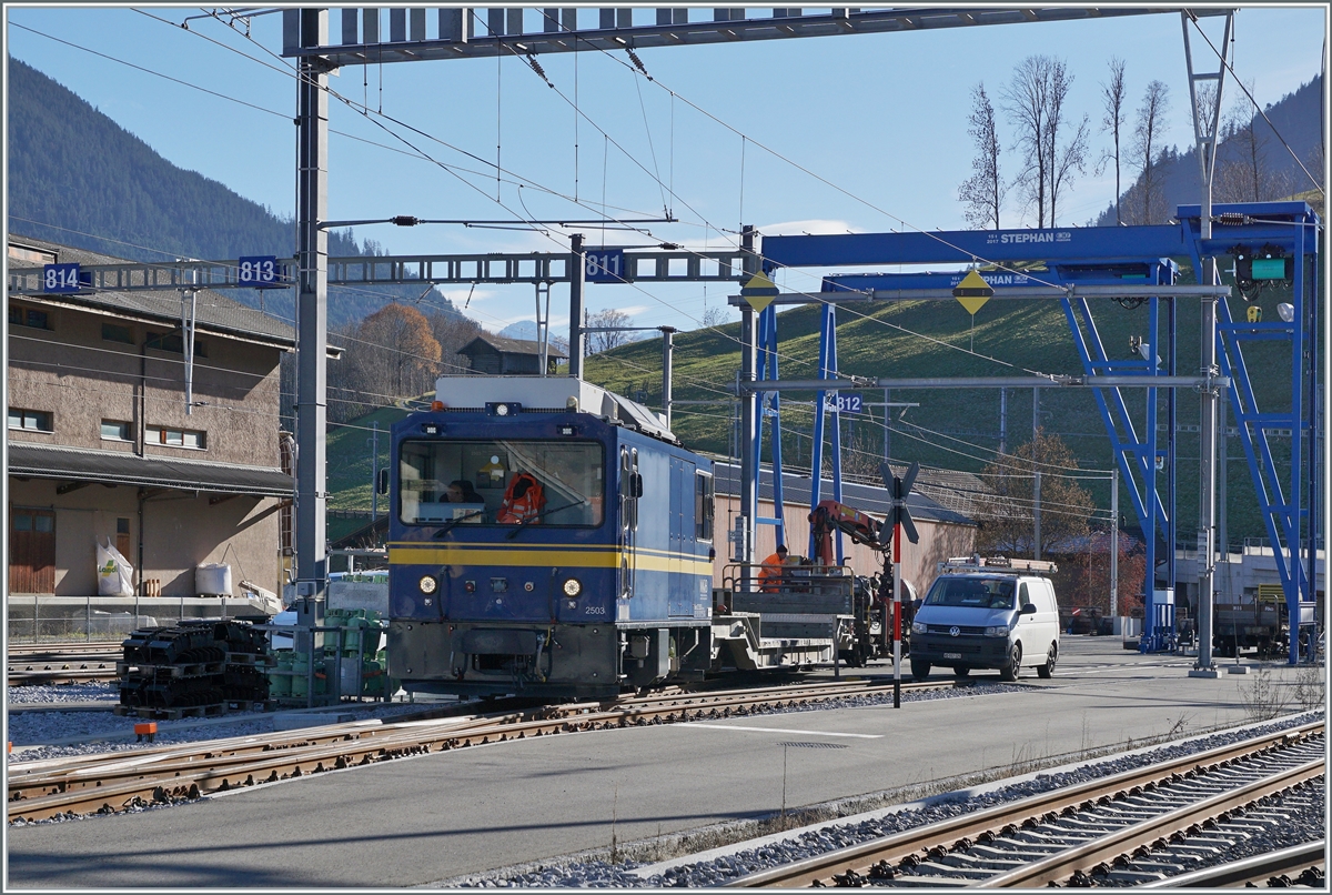 The MOB Gem 2/2 2503 in Zweisimmen. 

25.11.2020