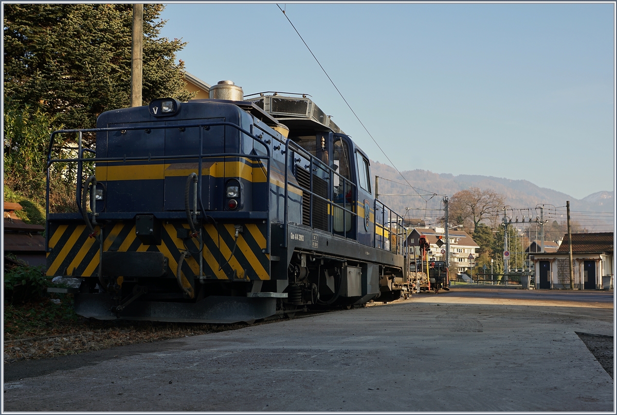 The MOB Gm 4/4 2003 in St-Legier.
15.12.2016