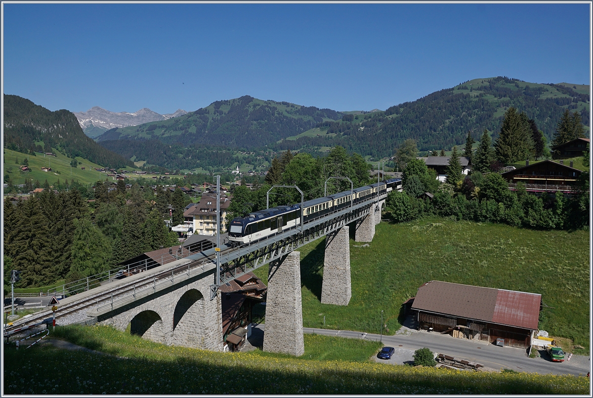 The MOB GoldenPass Belle Epoque Service from Montreux to Zweisimmen by Gstaad. 

02.06.2020
