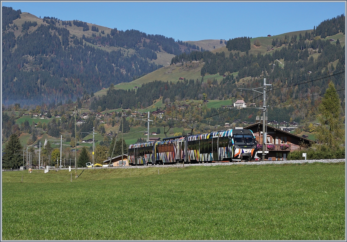 The  Monarch , created by Sarah Morris between Saanen and Gstaad.
10.10.2017
 