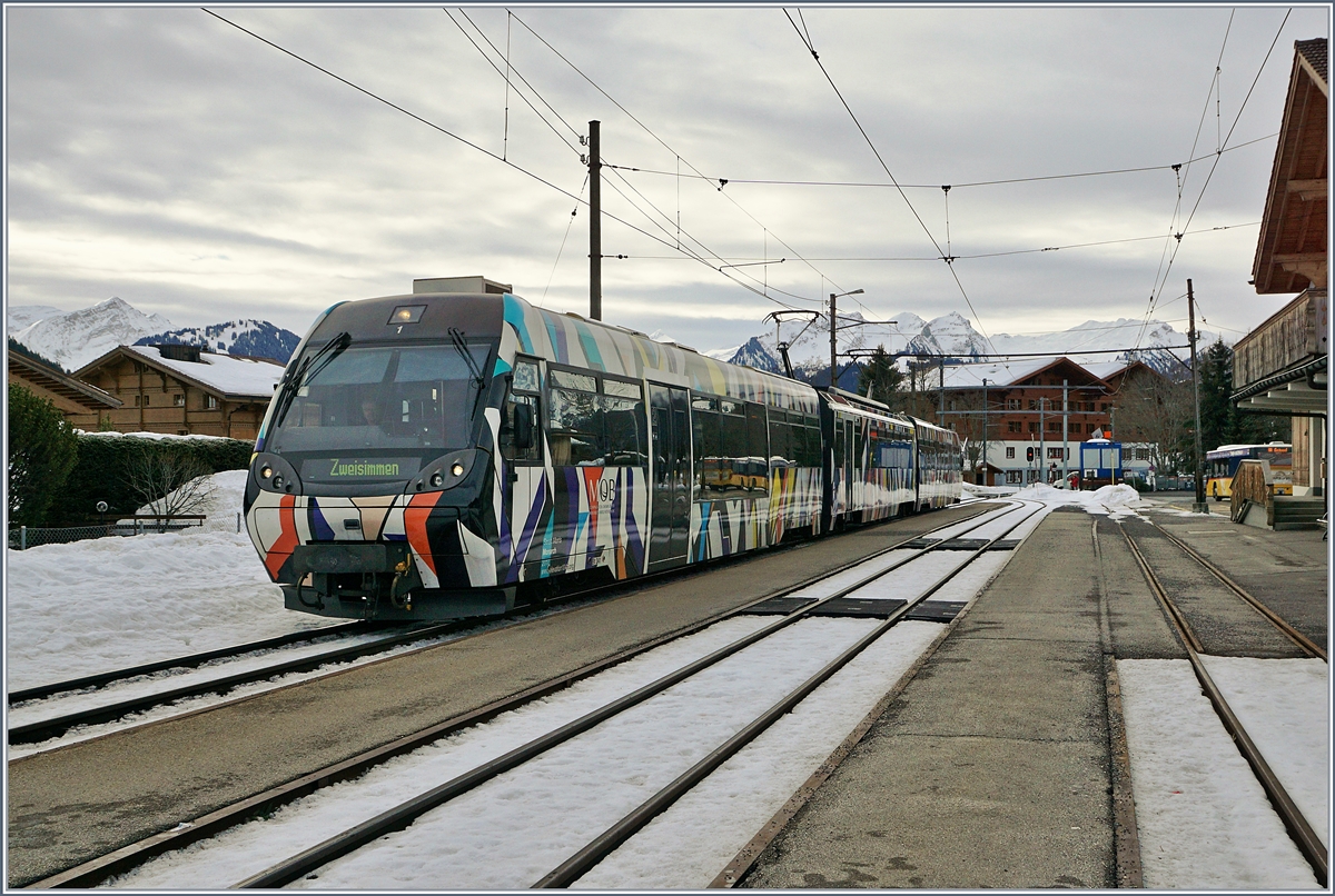 The  Monarch , created by Sarah Morris, makes a Stop in Schönried.
10.01.2018