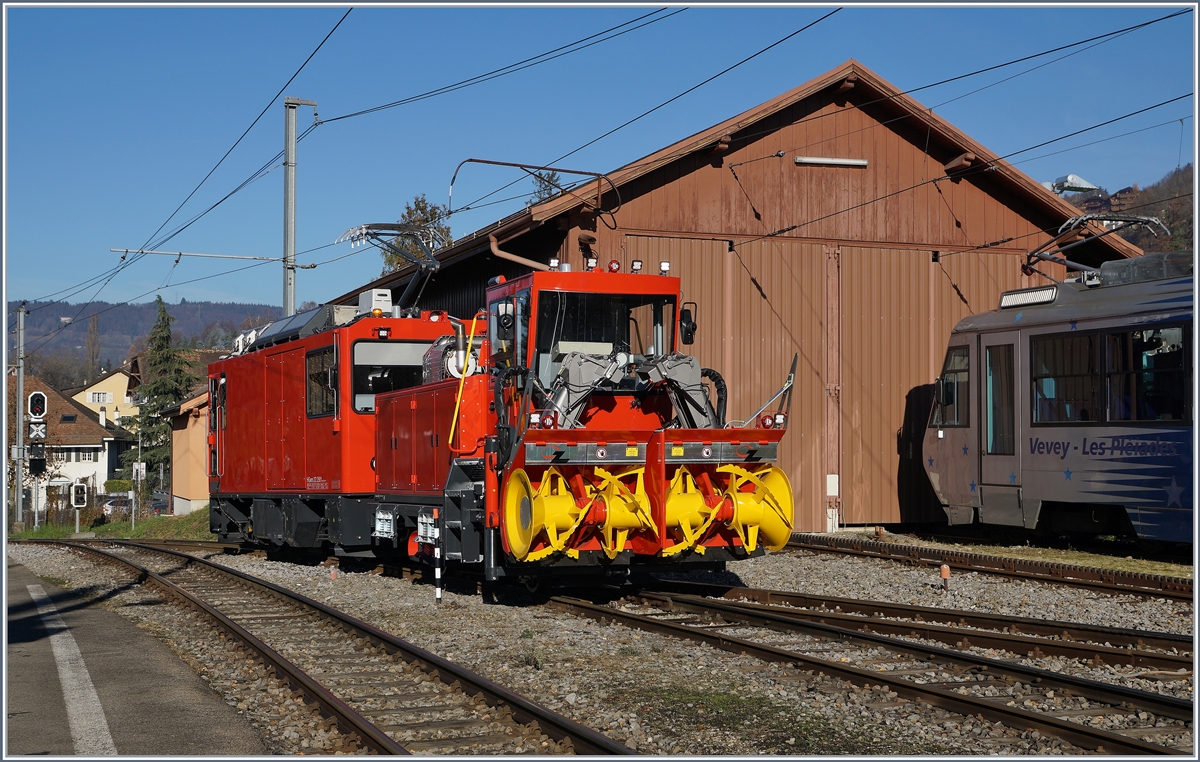 The MVR HGem 2/2 2501 in Blonay.

12.08.2016