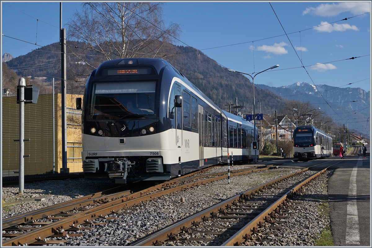 The new CEV MVR ABDeh 2/6 7508 on a test run in Blonay.
27.02.2017