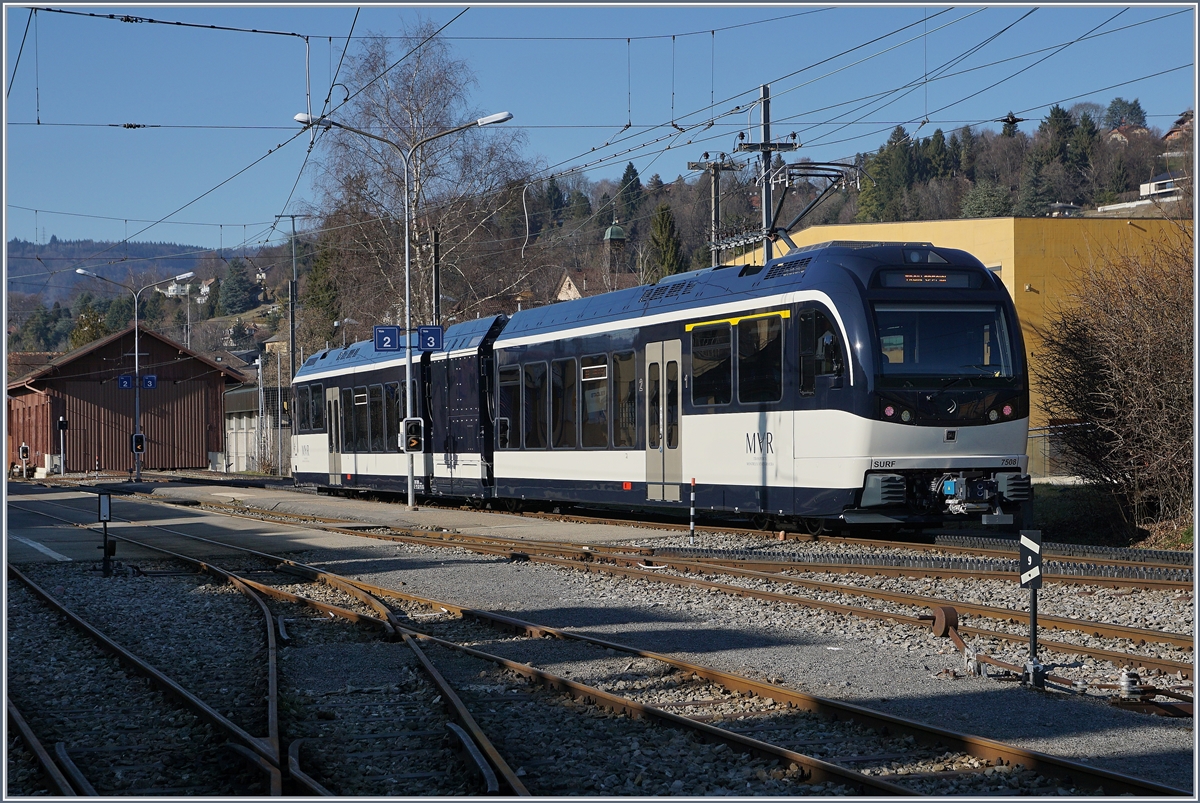 The new CEV MVR ABDeh 2/6 7508 on a test run in Blonay.
27.02.2017