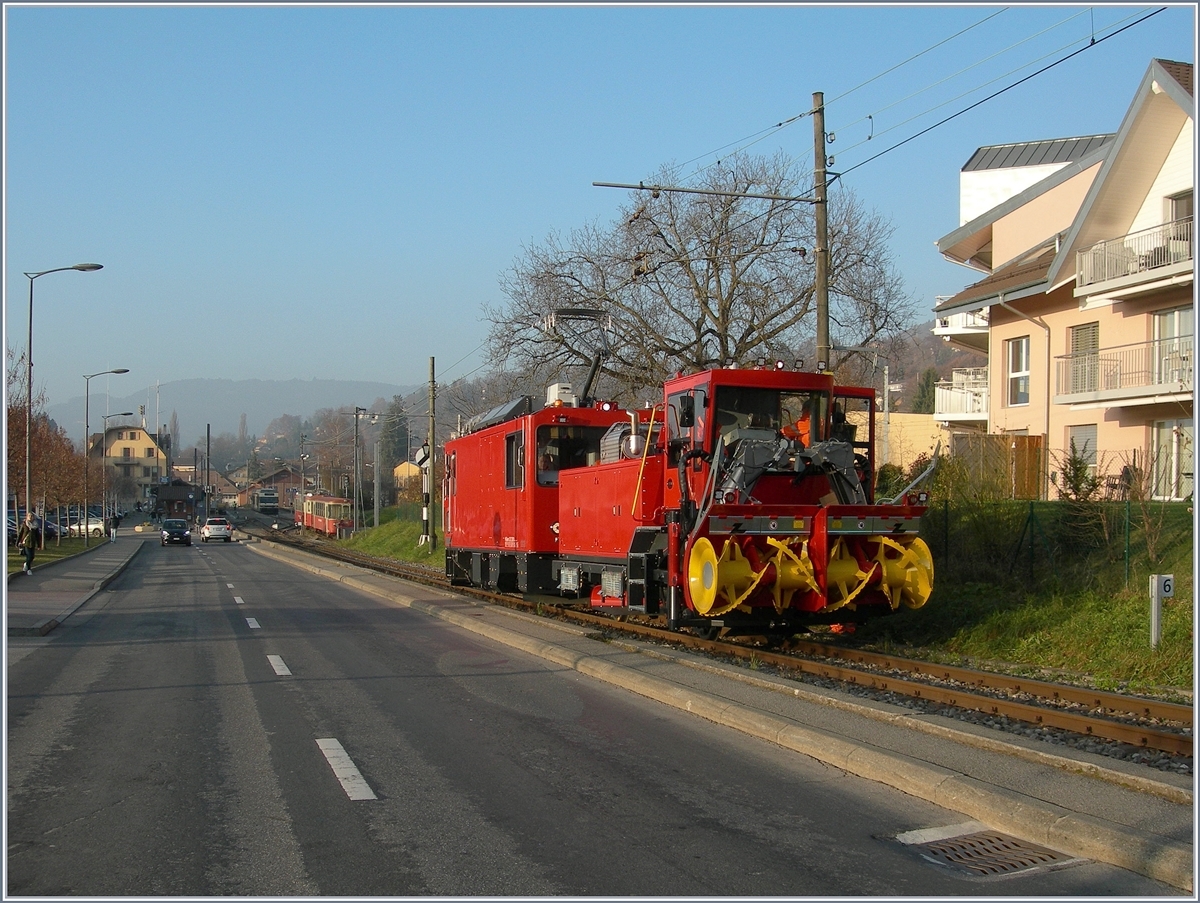 The new CEV Xrot and Hem 2/2 on a test run by Blonay.
05.12.2016