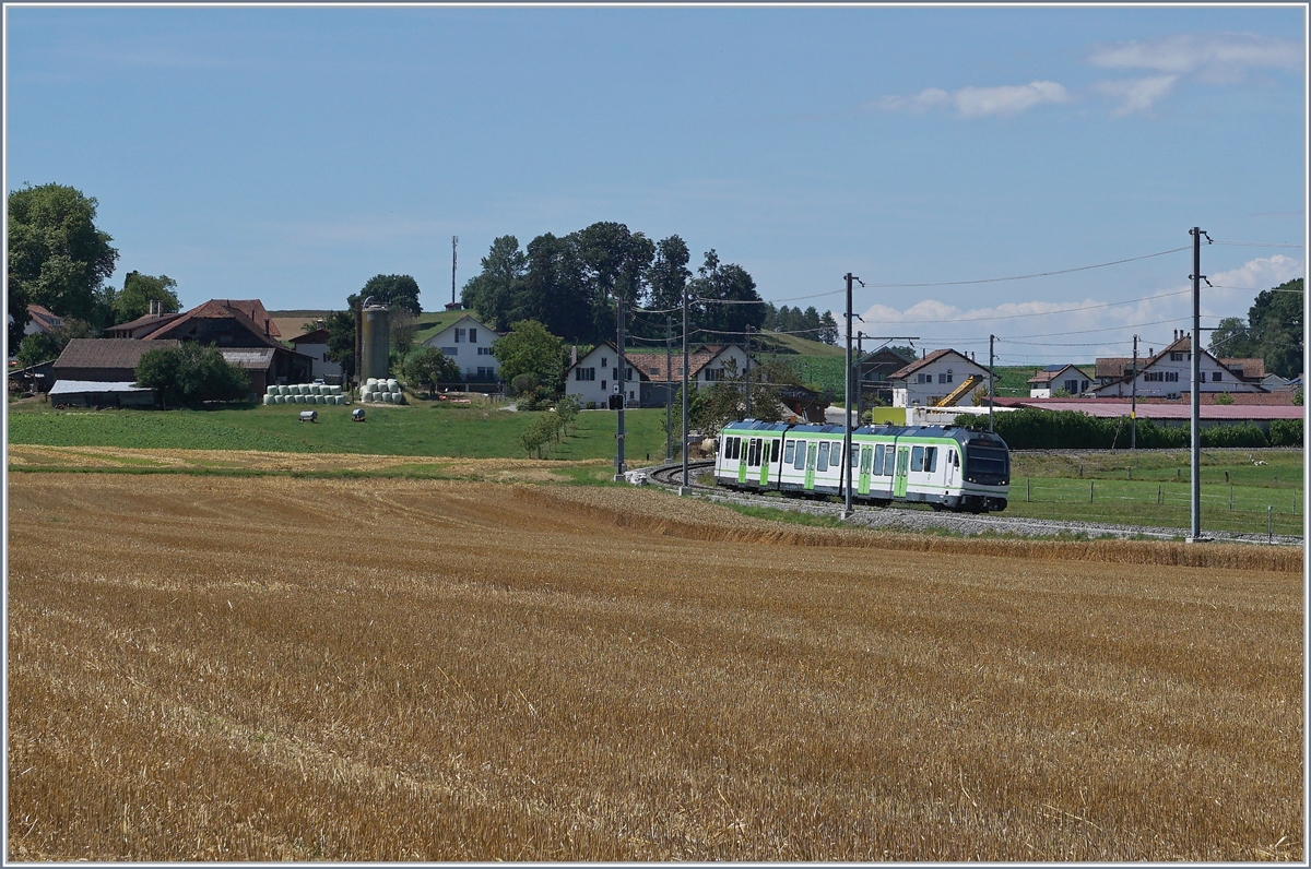 The new LEB Be 4/8 61 on the way to Bercher by Fey. 

25.07.2020
