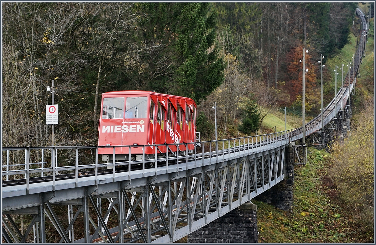 The Niesenbahn in Muelenen.
09.11.2017