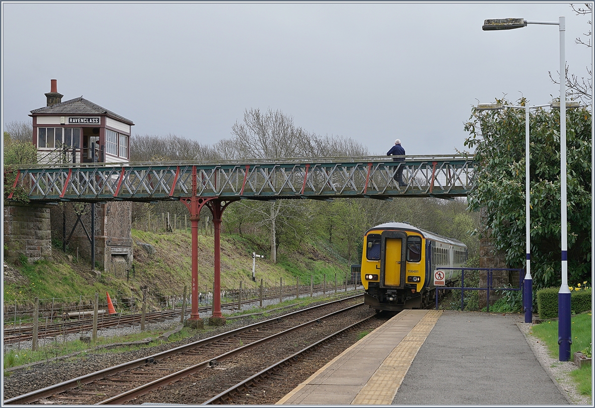 The northern 156 481 is arriving at Ravenglass.
27.04.2018