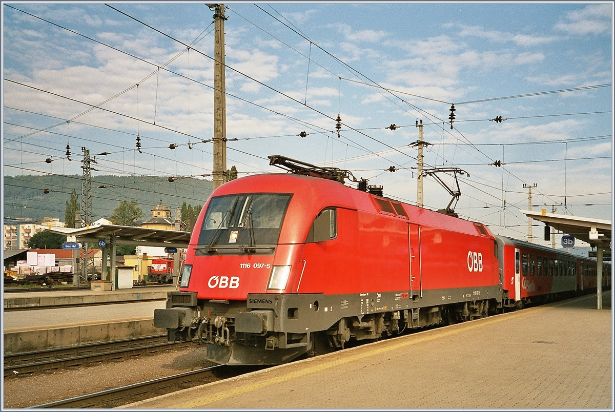 The ÖBB 1116 097-5 in Graz. 

Sept. 2004