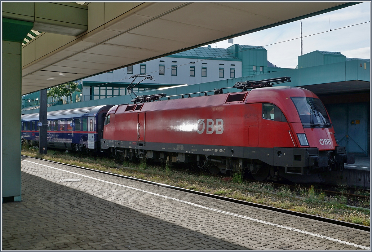 The ÖBB 1116 109-9 in Bregenz.
11.07.2017