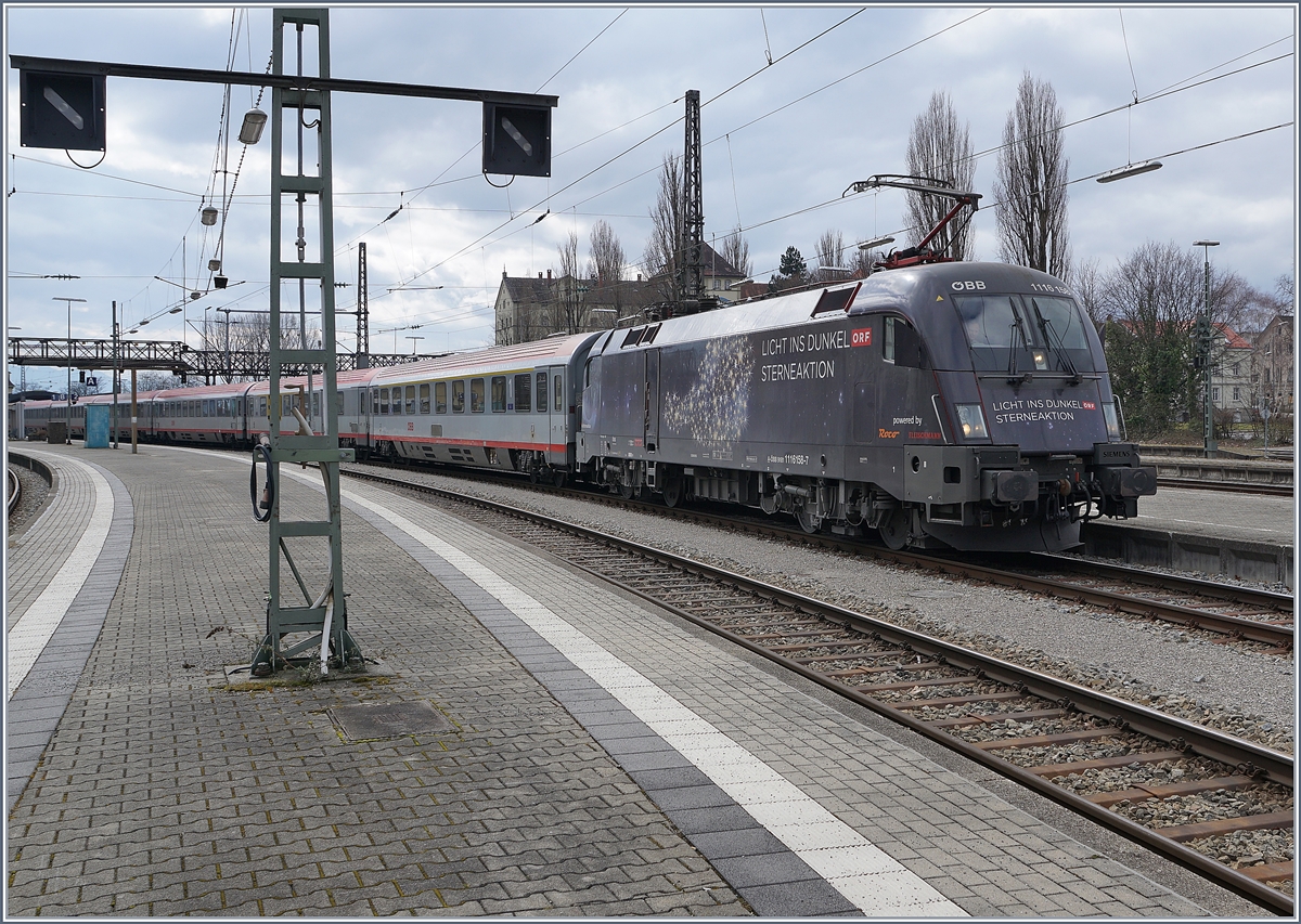 The ÖBB 1116 158 in Lindau Main Station.
16.03.2018