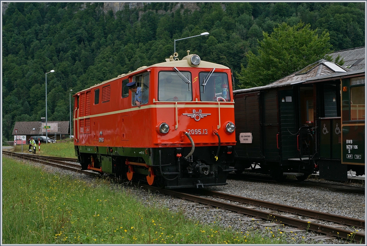 The ÖBB 2029.13 by the BWB in Schwarzenberg Bf.
09.07.2017