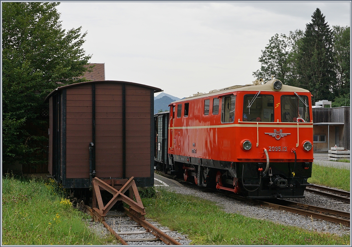 The ÖBB 2095.13 in Schwarzenberg Bf.
09.07.2017