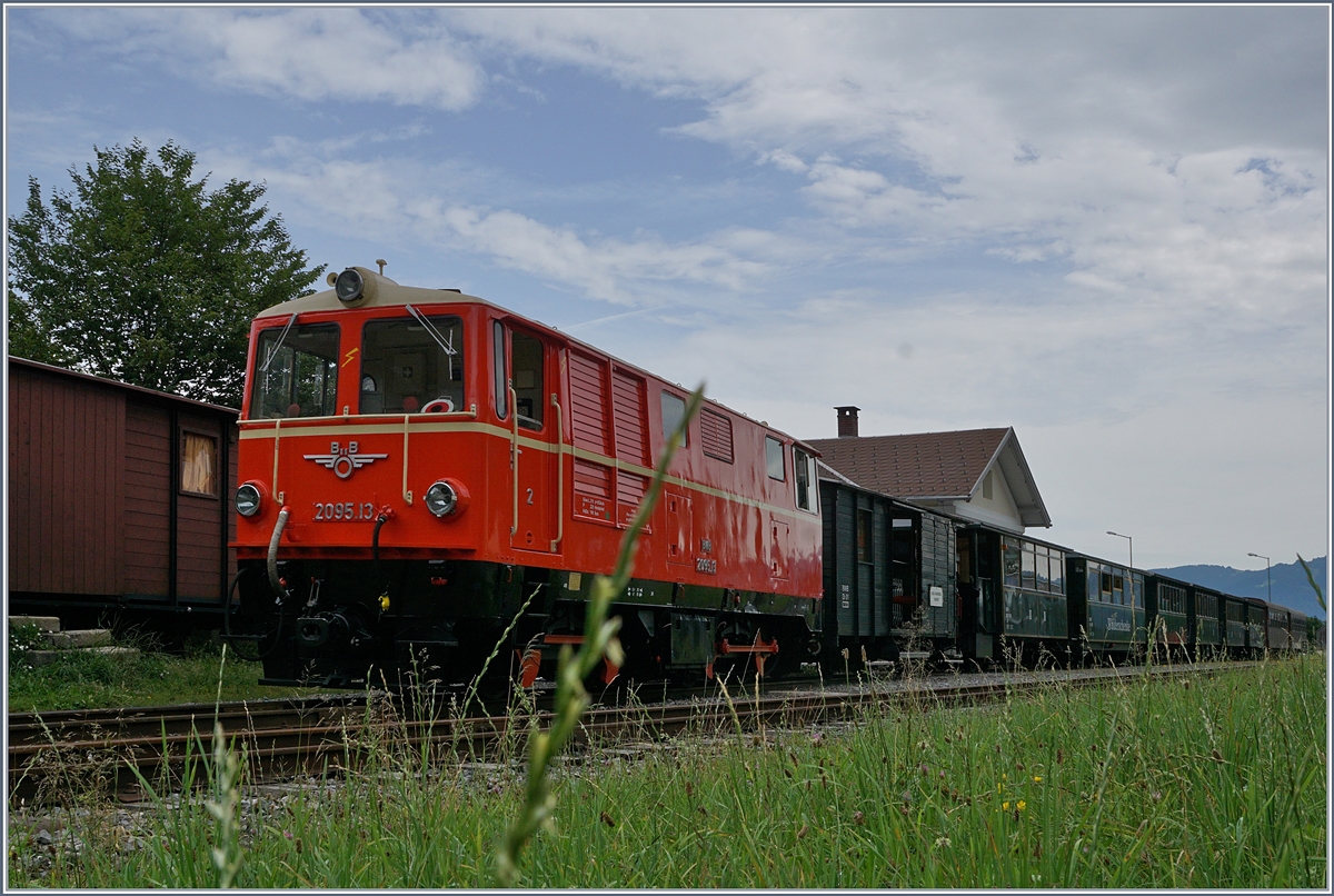 The ÖBB 2095.13 in Schwarzenberg Bf.
09.07.2017