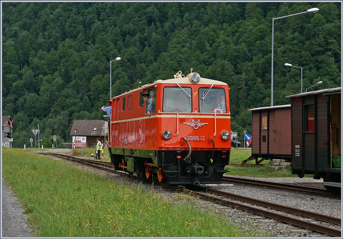 The ÖBB 2095.13 in Schwarzenberg Bf.
09.07.2017