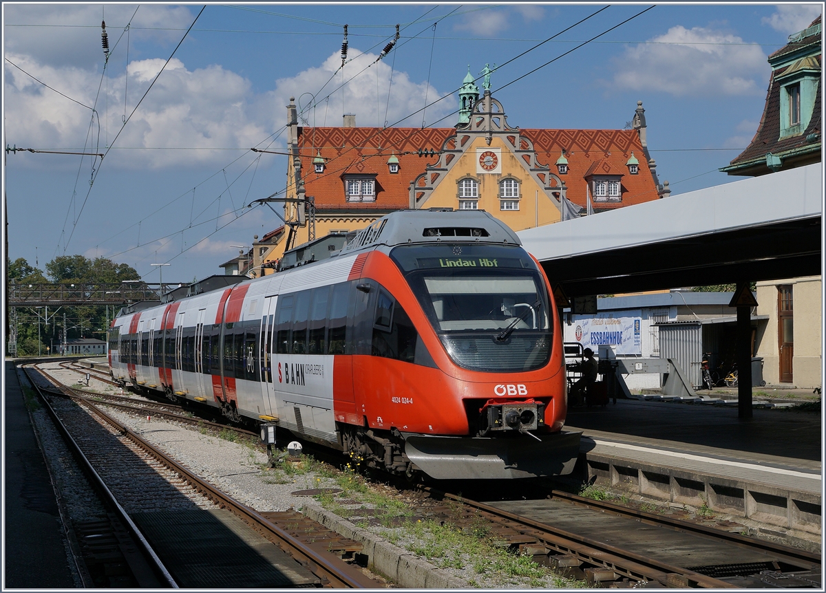 The ÖBB 4024 024-4 in Lindau.
09.09.2016