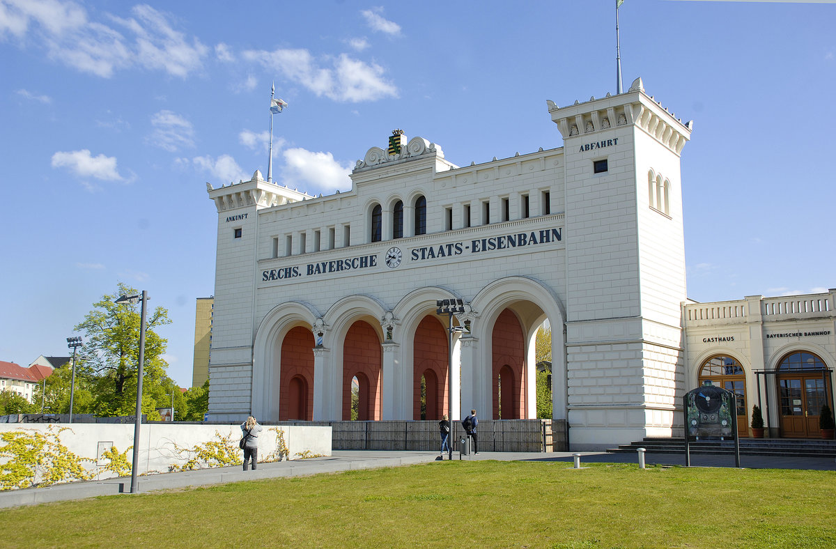 The old »Bavarian Station« (Bayerischer Bahnhof) in Leipzig. Foto from April 29th 2017.
