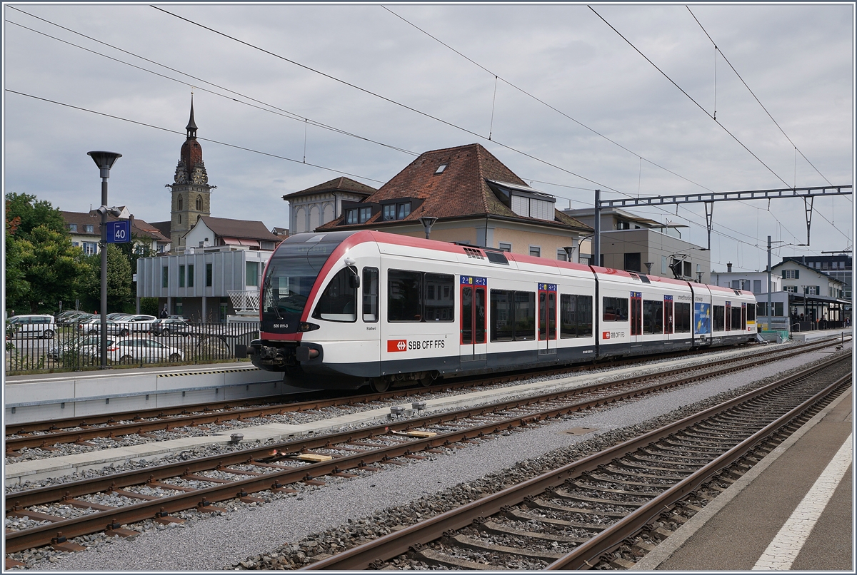 The RABe 520 011-7 in Zofingen. 
24.06.2018