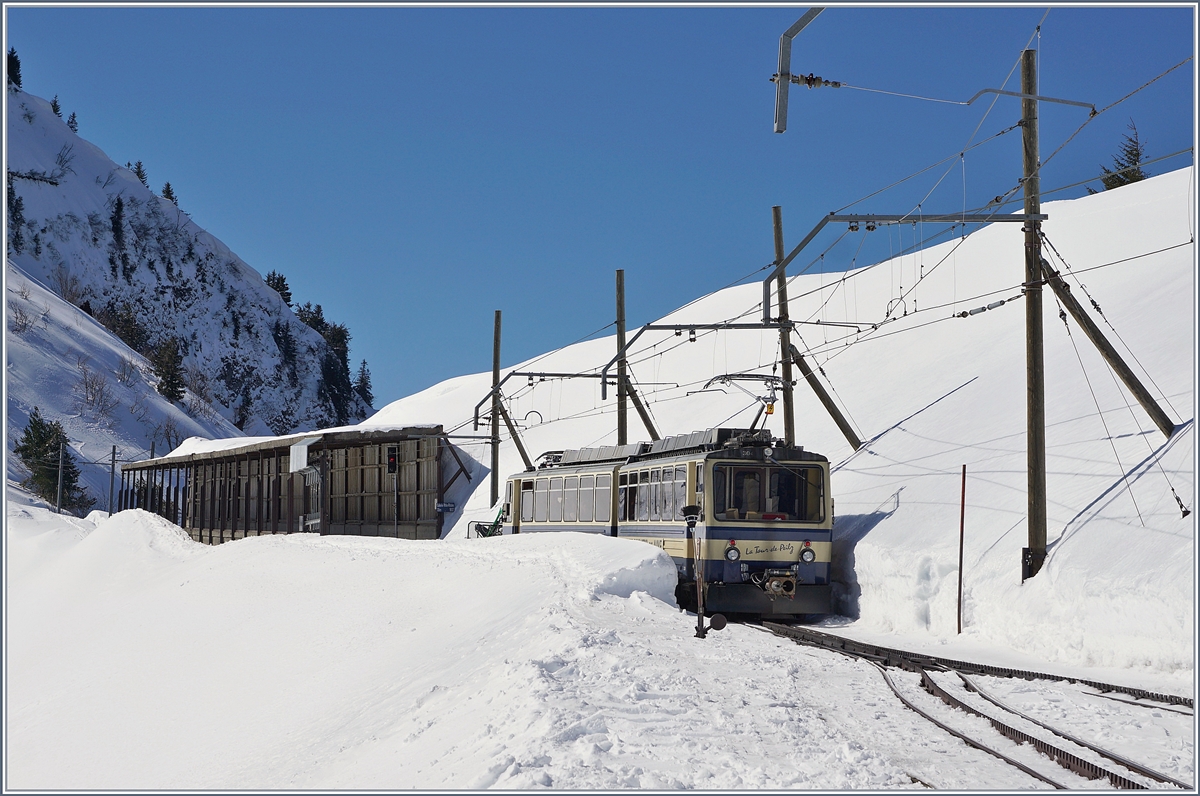 The Rochers de Naye Beh 4/8 304 near Jaman.
24.03.2018