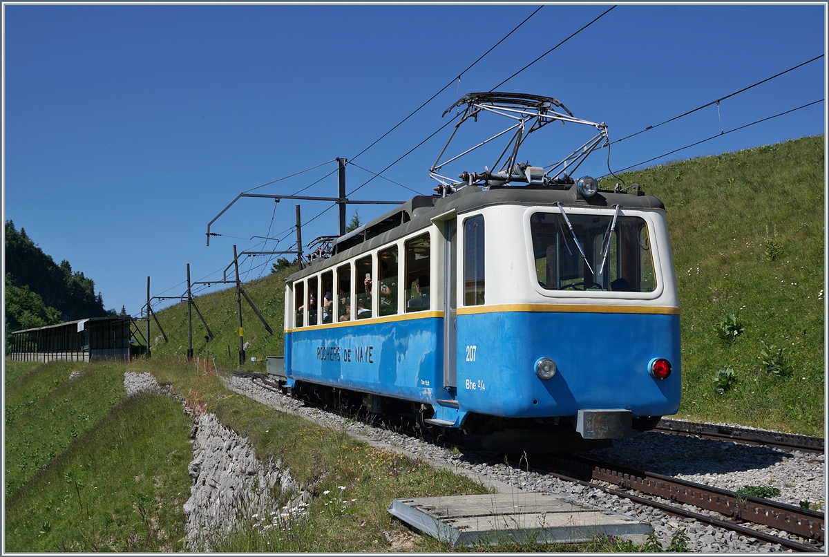 The Rochers de Naye Bhe 2/4 207 in Jaman.
01.07.2018