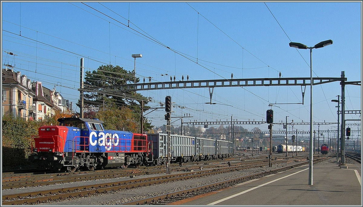 The SBB Am 843 061-9 in Renens VD.
09.11.2011