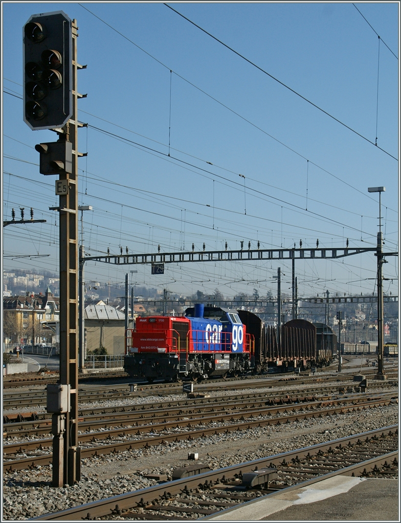 The SBB Am 843 072-0 in Renens VD
02.03.2012