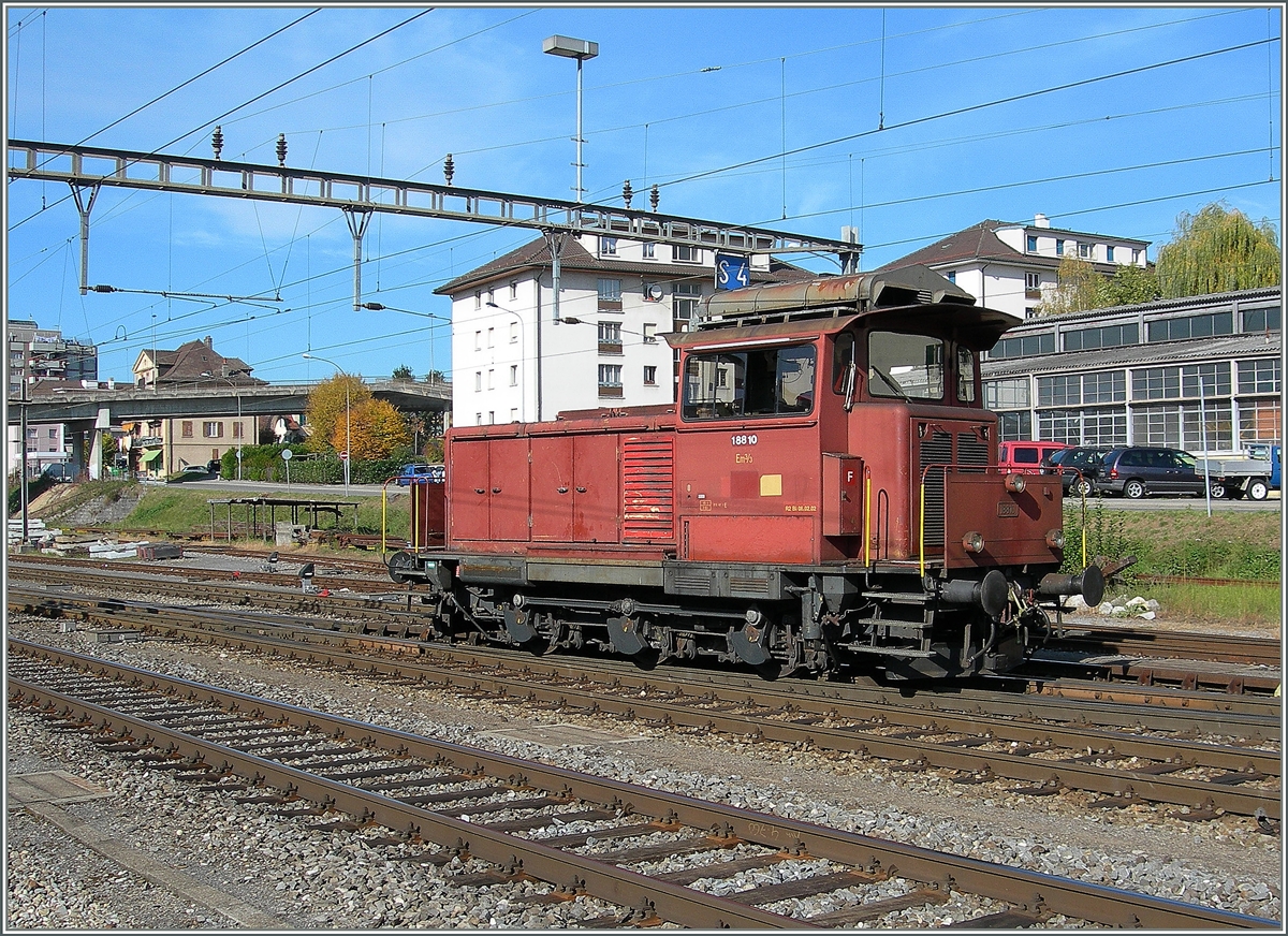 The SBB Em 3/3 18810 in Renens VD
27.10.2010