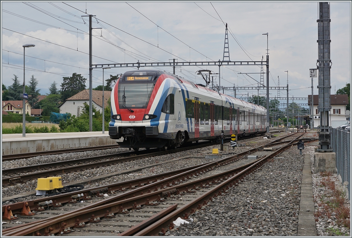 The SBB LEX RABe 522 222 in Coppet.

28.06.2021