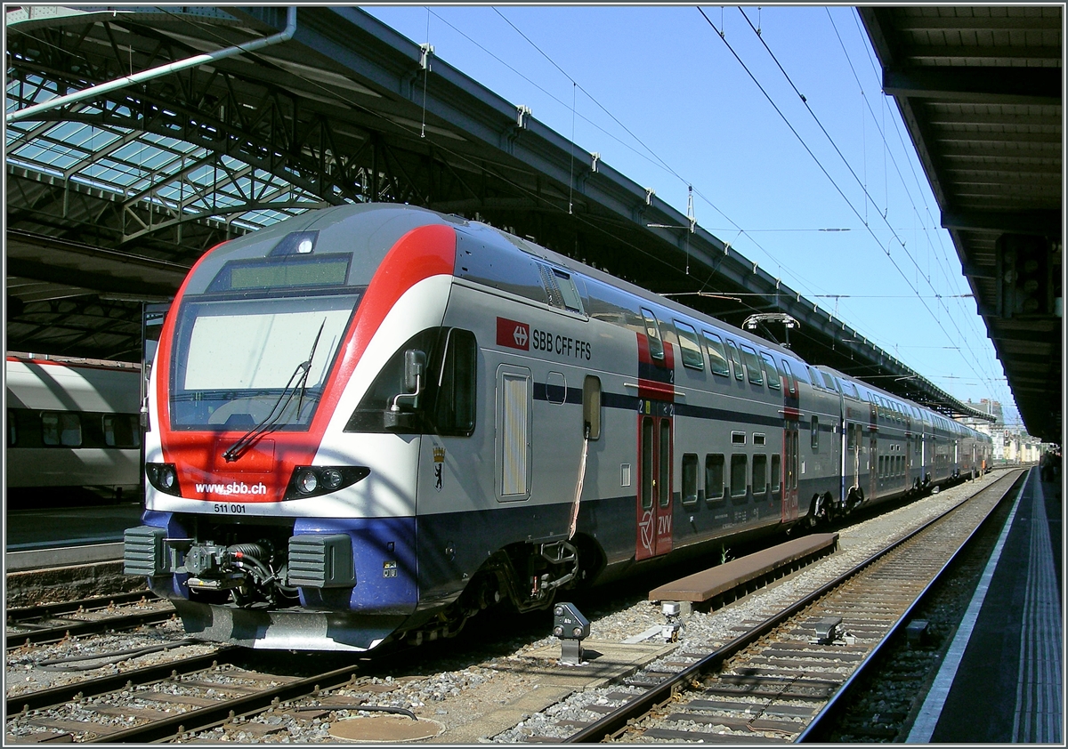 The SBB RABe 511 001  Berlin  in Lausanne.
25.05.2011