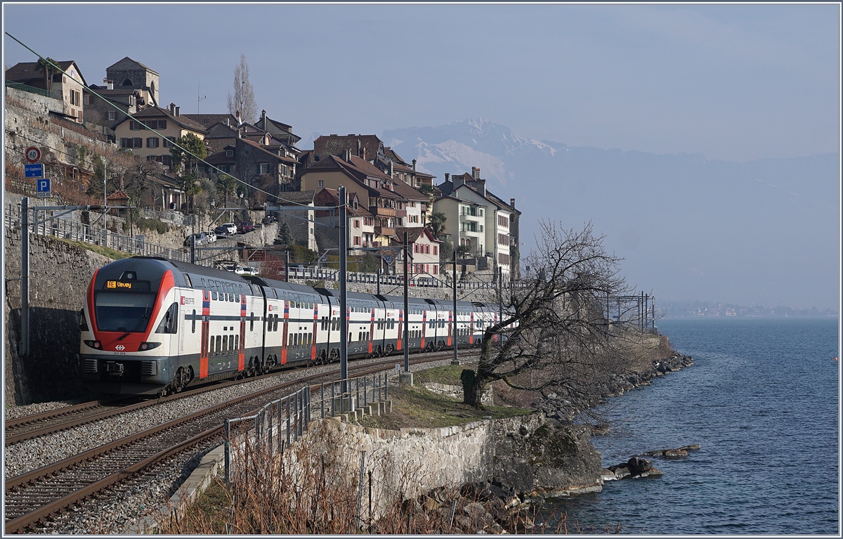 The SBB RABe 511 019 by St Saphorin.
06.02.2018